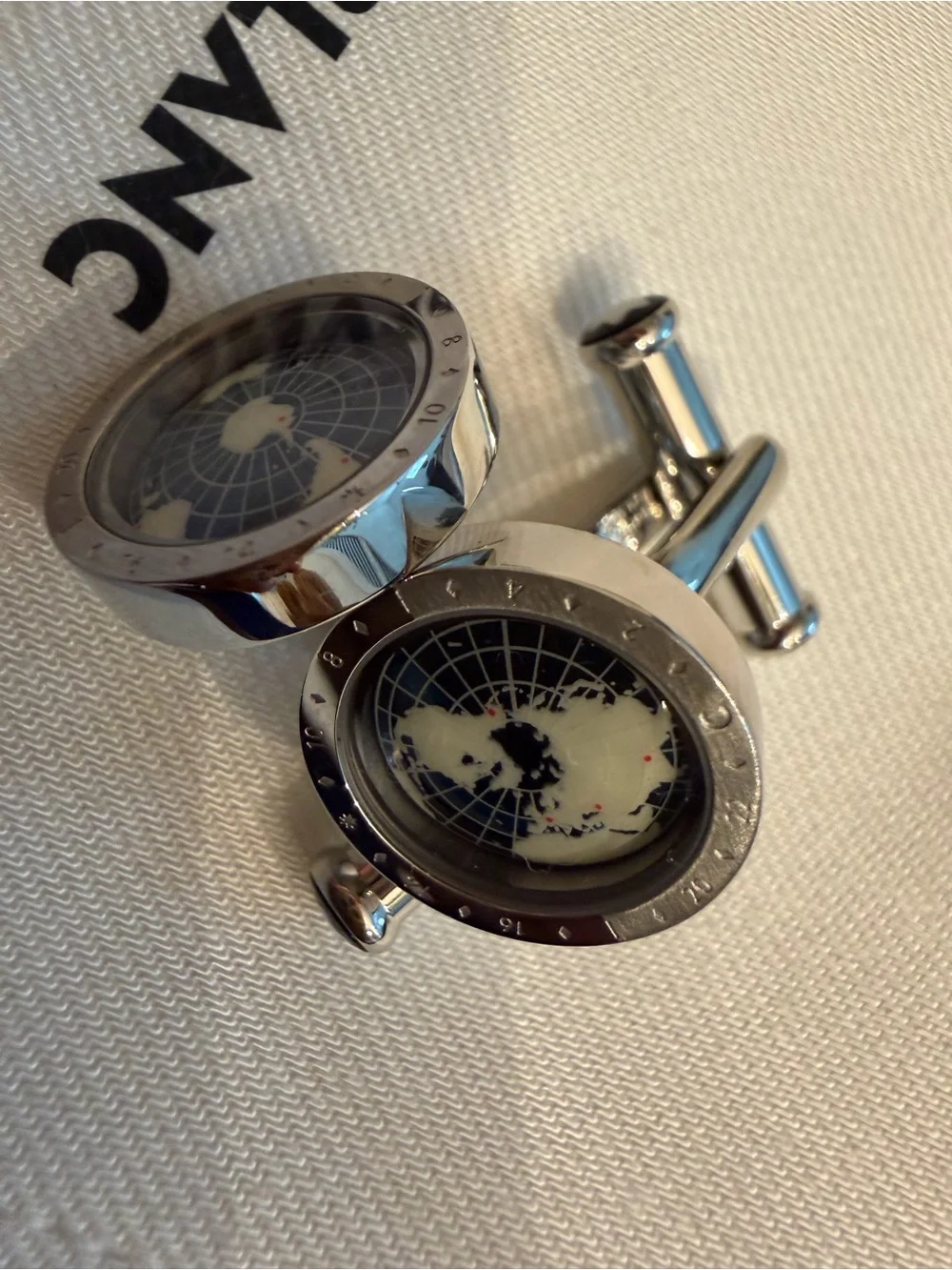 Montblanc 1858 Geosphere Black C ufflinks